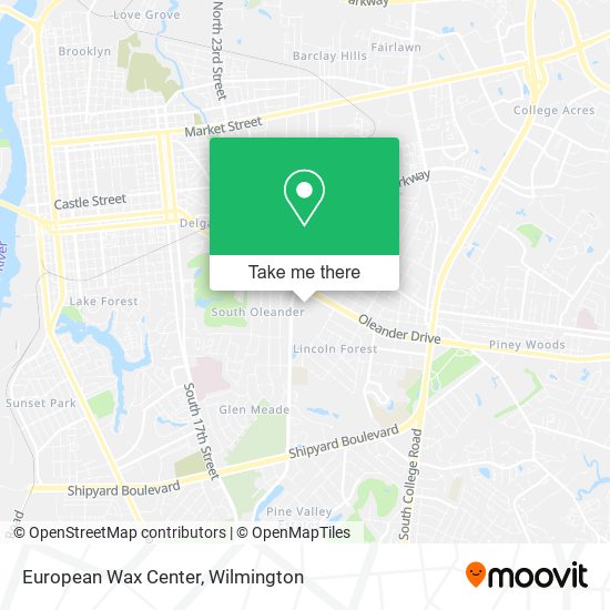 European Wax Center map