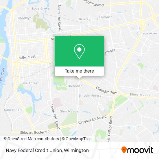 Navy Federal Credit Union map