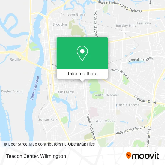 Teacch Center map