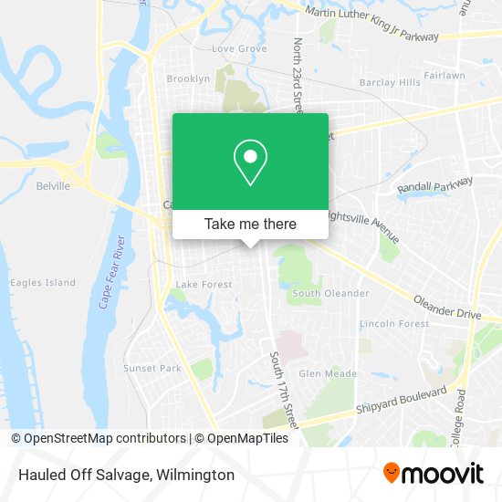 Mapa de Hauled Off Salvage