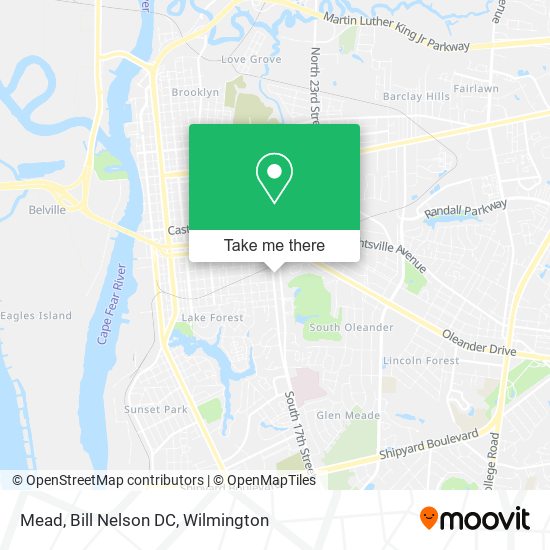 Mapa de Mead, Bill Nelson DC