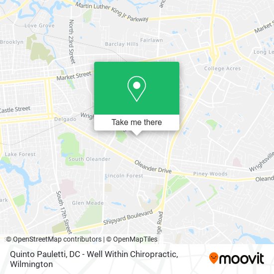 Mapa de Quinto Pauletti, DC - Well Within Chiropractic