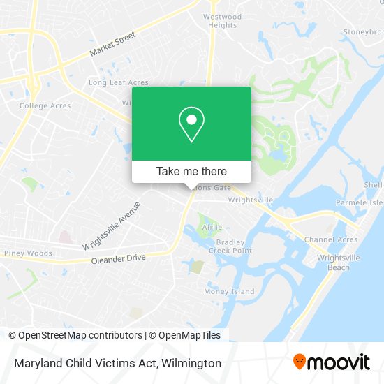 Maryland Child Victims Act map