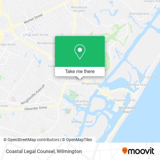 Coastal Legal Counsel map