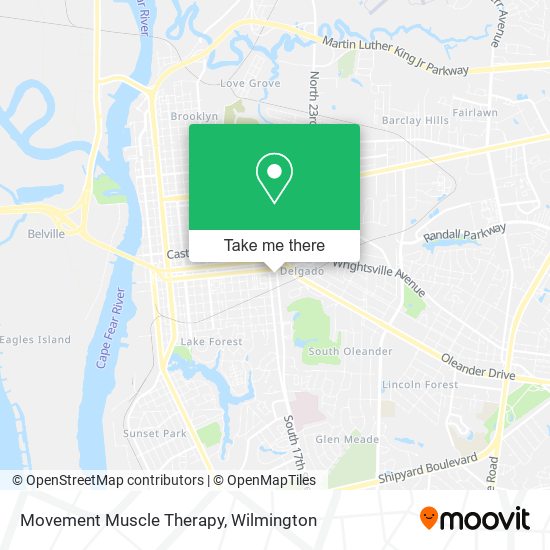 Movement Muscle Therapy map