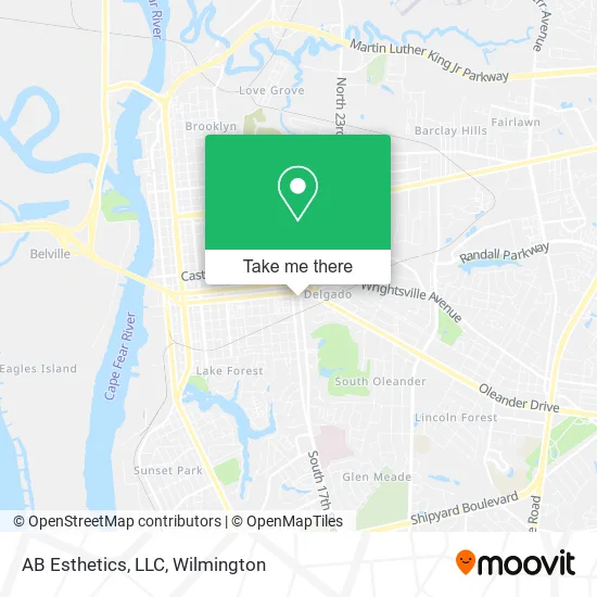 AB Esthetics, LLC map