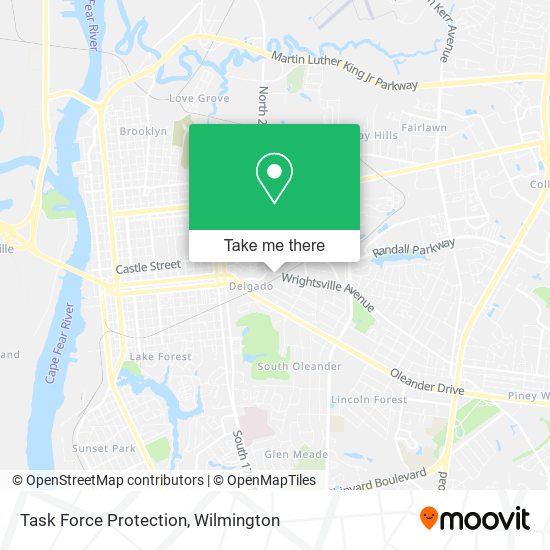 Task Force Protection map