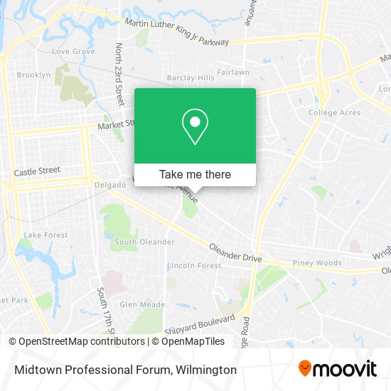 Midtown Professional Forum map