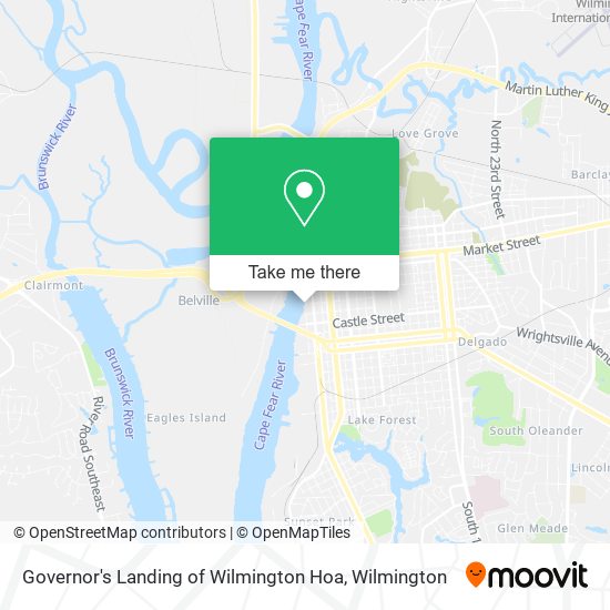 Governor's Landing of Wilmington Hoa map