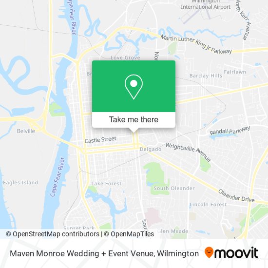Mapa de Maven Monroe Wedding + Event Venue