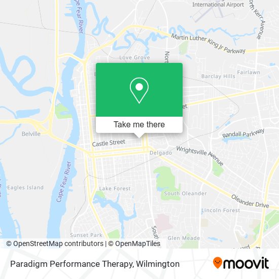 Paradigm Performance Therapy map