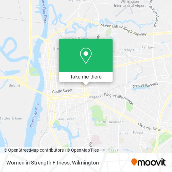 Mapa de Women in Strength Fitness