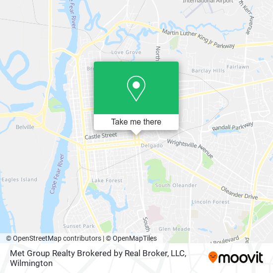 Mapa de Met Group Realty Brokered by Real Broker, LLC