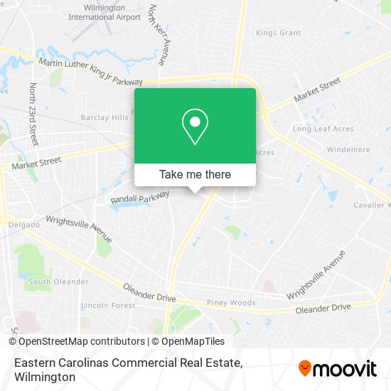 Eastern Carolinas Commercial Real Estate map