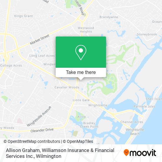 Allison Graham, Williamson Insurance & Financial Services Inc. map