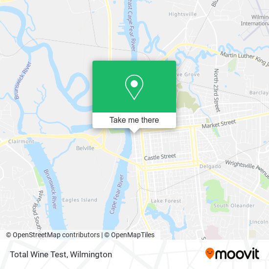 Total Wine Test map