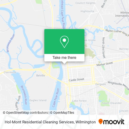 Mapa de Hol-Mont Residential Cleaning Services