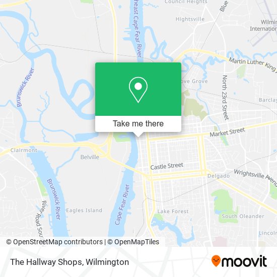 Mapa de The Hallway Shops