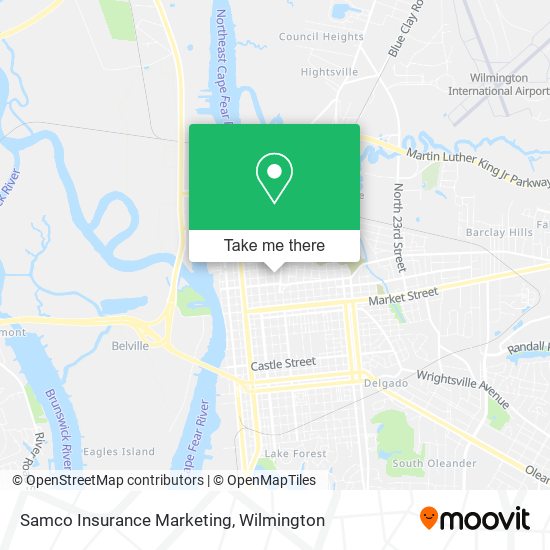 Samco Insurance Marketing map