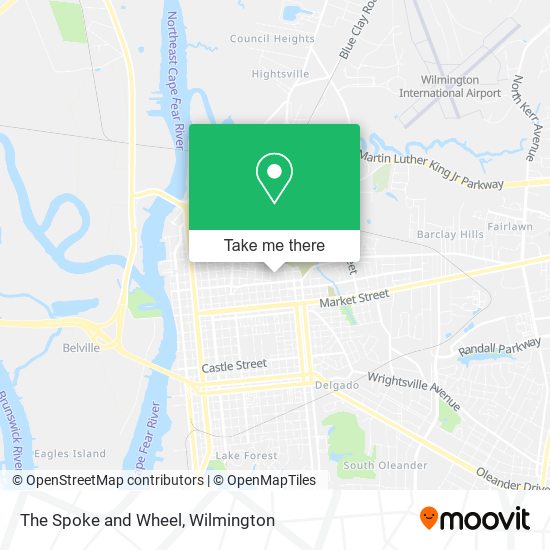 The Spoke and Wheel map