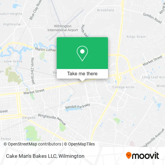 Cake Man's Bakes LLC map