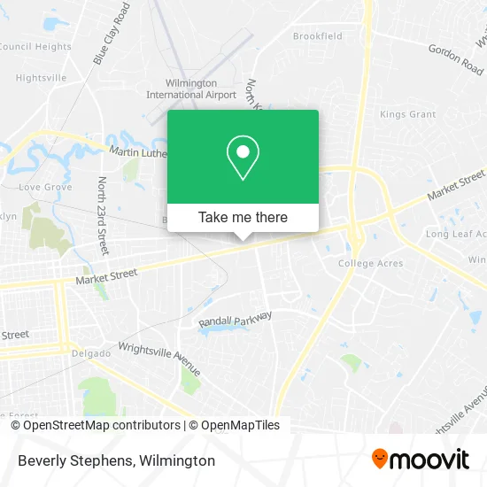 Beverly Stephens map