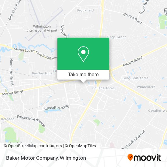 Mapa de Baker Motor Company