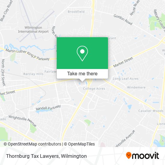 Mapa de Thornburg Tax Lawyers