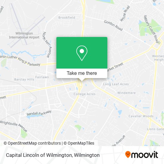 Mapa de Capital Lincoln of Wilmington