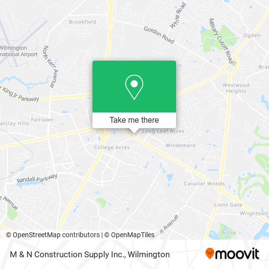 Mapa de M & N Construction Supply Inc.