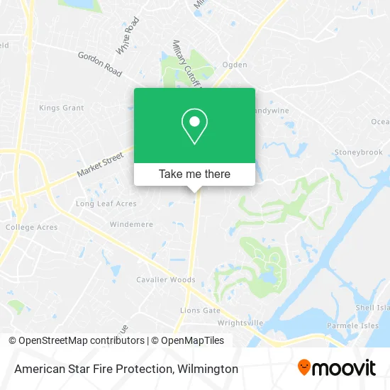 Mapa de American Star Fire Protection