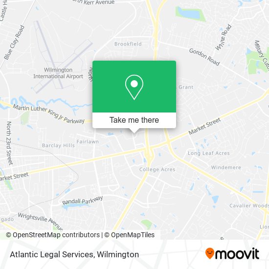 Atlantic Legal Services map