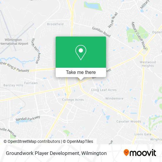 Mapa de Groundwork Player Development