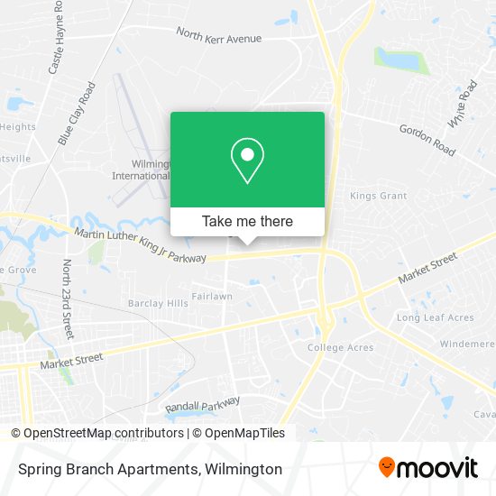 Spring Branch Apartments map