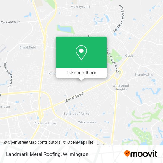 Landmark Metal Roofing map
