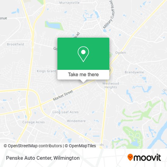 Penske Auto Center map