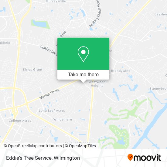 Eddie's Tree Service map