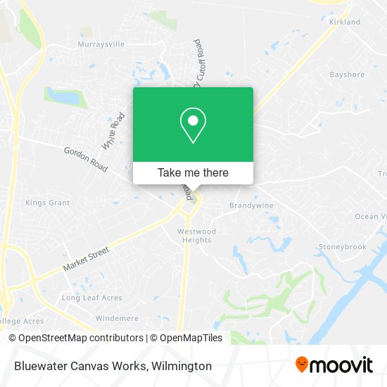 Bluewater Canvas Works map