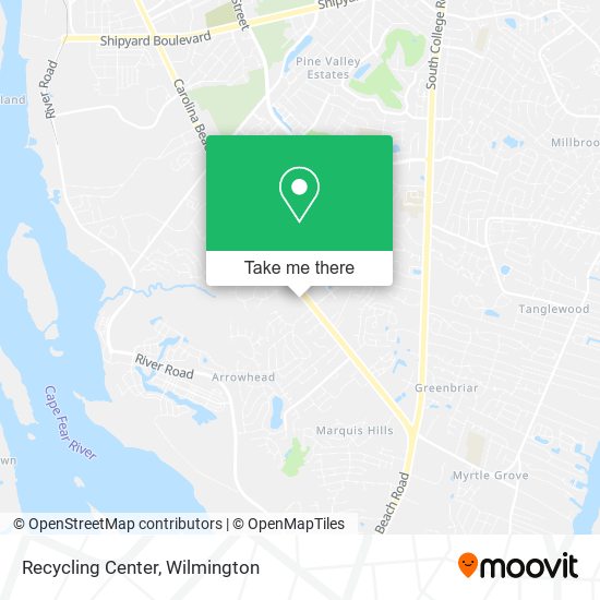 Mapa de Recycling Center