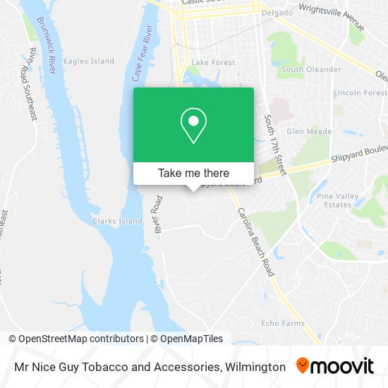 Mapa de Mr Nice Guy Tobacco and Accessories