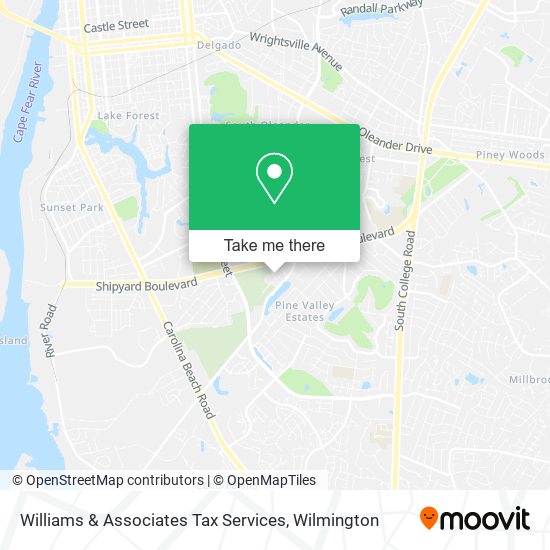 Williams & Associates Tax Services map