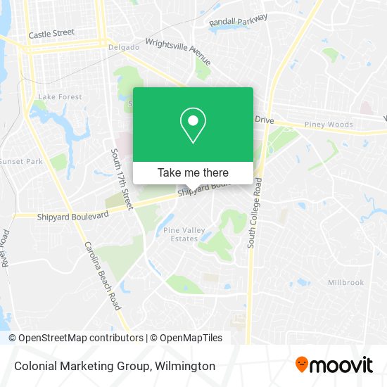 Mapa de Colonial Marketing Group