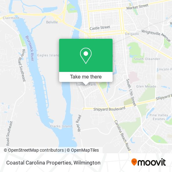 Mapa de Coastal Carolina Properties