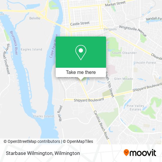 Mapa de Starbase Wilmington