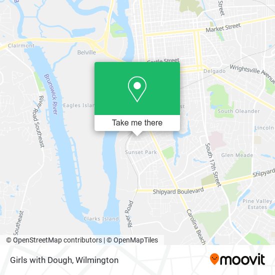 Girls with Dough map