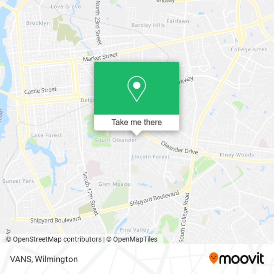 Mapa de VANS
