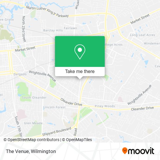 Mapa de The Venue