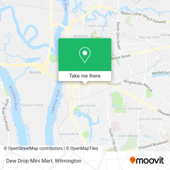 Dew Drop Mini Mart map