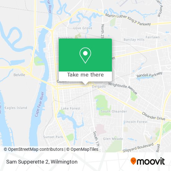 Mapa de Sam Supperette 2
