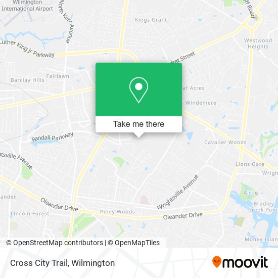 Mapa de Cross City Trail